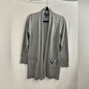 Gray Women's Cardigan Sweater